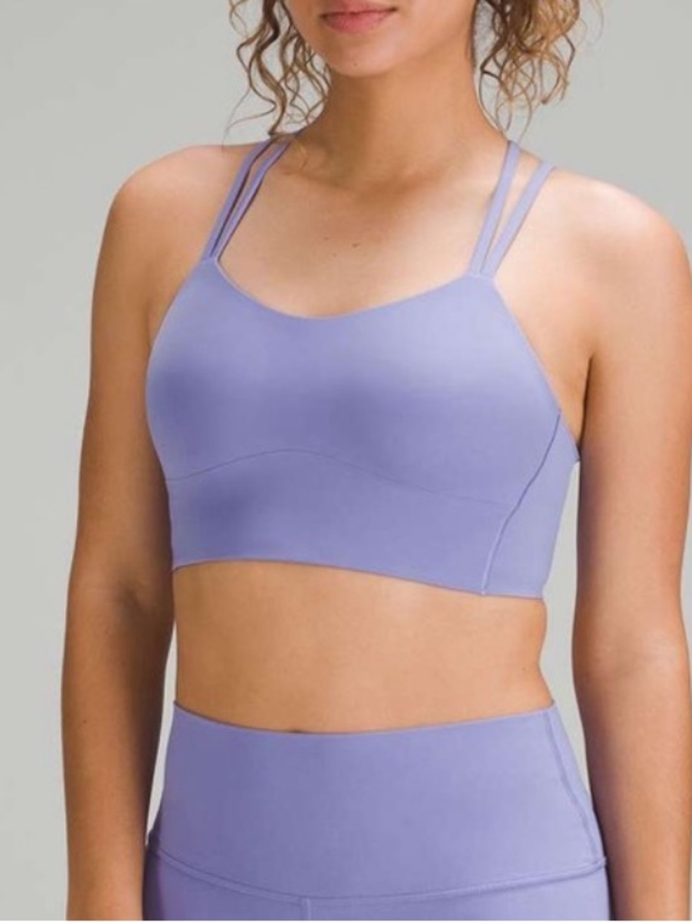 Lululemon Like a Cloud Longline Bra Light
Support, B/C Cup (Dark Lavender)